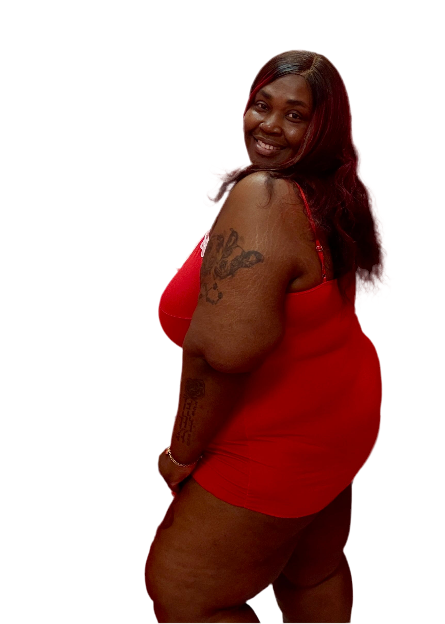 Lady In Red Lingerie Night Shirts